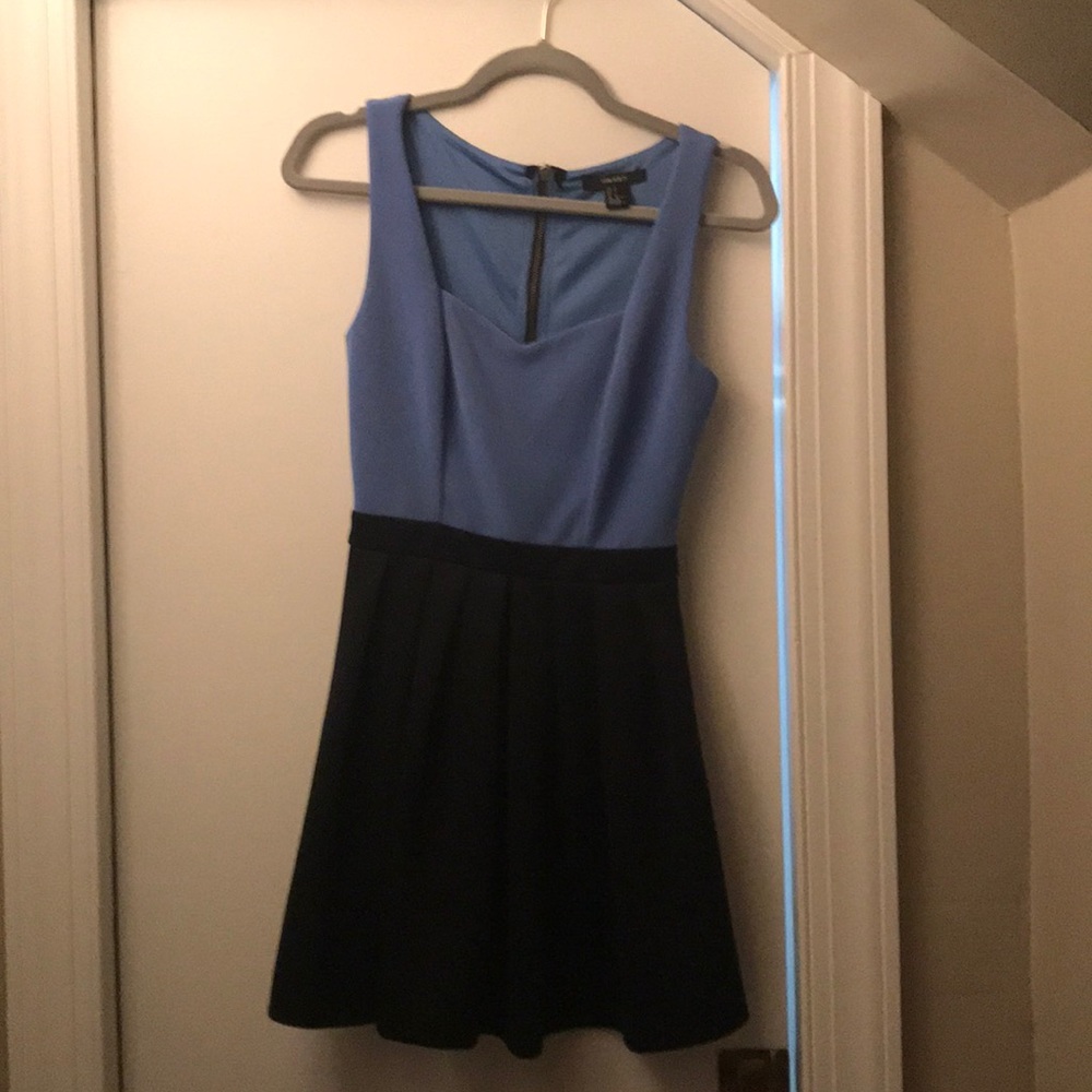 Two toned skater dress